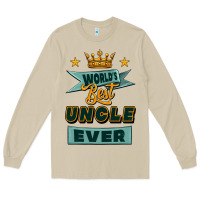 Mushroom world's best uncle ever Long Sleeve Tee - Jasminsmagicworld