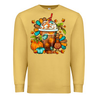 Thanksgiving Frappe Coffee Premium Sweatshirt | Teevron