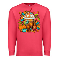 Cardinal Thanksgiving Frappe Coffee Premium Sweatshirt - FaDigitalArtStudio