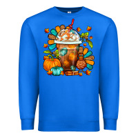 True Royal Thanksgiving Frappe Coffee Premium Sweatshirt - FaDigitalArtStudio