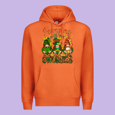 Hanging With My Gnomies Premium Hoodie Designed By Howdyjamesfarm