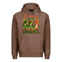 Chestnut Hanging with my gnomies Premium Hoodie - HowdyJamesFarm