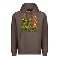 Coffee Hanging with my gnomies Premium Hoodie - HowdyJamesFarm