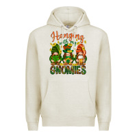 Oatmeal Heather Hanging with my gnomies Premium Hoodie - HowdyJamesFarm