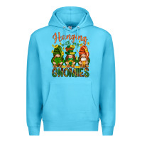 Ocean Blue Hanging with my gnomies Premium Hoodie - HowdyJamesFarm