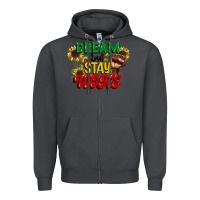Smoke dream but stay woke juneteenth Zipper Hoodie - CowGirlArtShop