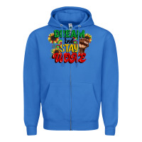 True Royal dream but stay woke juneteenth Zipper Hoodie - CowGirlArtShop
