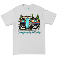 Dove Grey camping is intents Premium Tee - JahusDesignShop