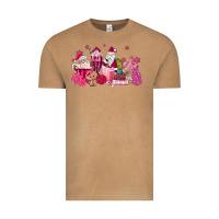 Vintage Camel pink santa coffee Vintage Tee - MaliasSmallBusiness