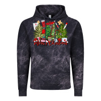 Cloud Black merry christmas nurse trees Vintage Hoodie - MaliasSmallBusiness