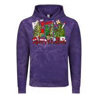 Cloud Purple merry christmas nurse trees Vintage Hoodie - MaliasSmallBusiness