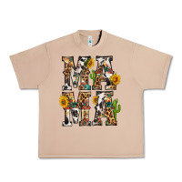 Burro Western Mama With Sunflowers Urban Heavy Tee - BundleAndBundleShop