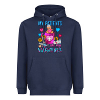 Navy My Patients Are My Valentine Coffee Mug Heavyweight Hoodie - FaDigitalArtStudio