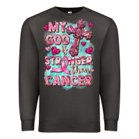 Smoke My God is stronger than Cancer Premium Sweatshirt - FaDigitalArtStudio