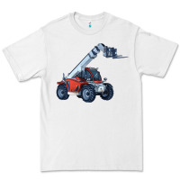 White Telehandler Premium Tee - LillyAllenDesigns