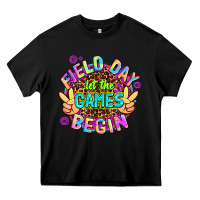 Black field day let the games begin Heavy Core Tee - AdoDesignShop