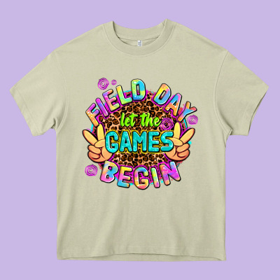 Field Day Let The Games Begin Heavy Core Tee Designed By Adodesignshop