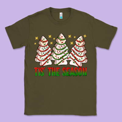 Tis' The Season With Christmas Cakes  Bbs Classic Tee Designed By Bundleandbundleshop