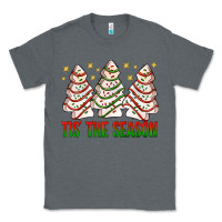 Charcoal Heather tis' the season with christmas cakes  bbs Classic Tee - BundleAndBundleShop