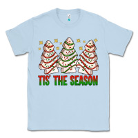 Dusty Blue tis' the season with christmas cakes  bbs Classic Tee - BundleAndBundleShop