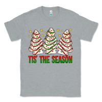 Heather Grey tis' the season with christmas cakes  bbs Classic Tee - BundleAndBundleShop