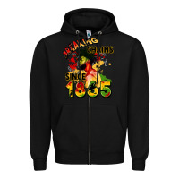 Black breaking chains since 1865 Zipper Hoodie - CowGirlArtShop