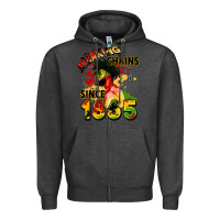 Charcoal Heather breaking chains since 1865 Zipper Hoodie - CowGirlArtShop