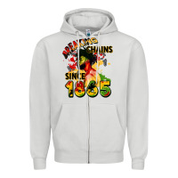 Dove Grey breaking chains since 1865 Zipper Hoodie - CowGirlArtShop