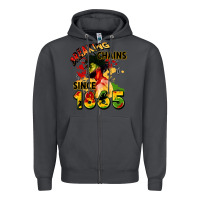 Smoke breaking chains since 1865 Zipper Hoodie - CowGirlArtShop