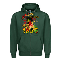 Sports Green breaking chains since 1865 Zipper Hoodie - CowGirlArtShop