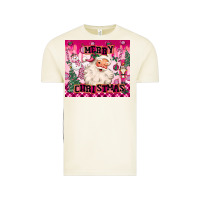 Vintage Arctic merry pink christmas santa Vintage Tee - MaliasSmallBusiness