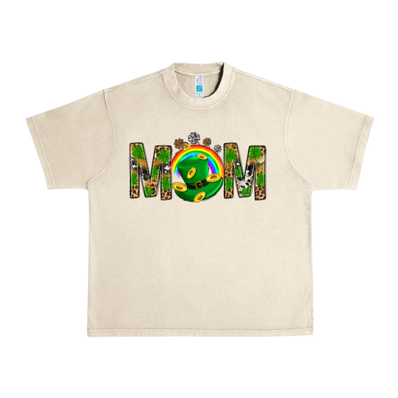 Western Mom With Shamrock Urban Heavy Tee by BundleAndBundleShop | Teevron