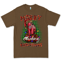 Cacao merry clucking christmas rooster Premium Tee - BarkalooDesign