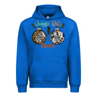 Cobalt Jingle Bell Rockin Urban Hoodie - CowhideDigitalArt