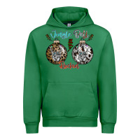 Emerald Jingle Bell Rockin Urban Hoodie - CowhideDigitalArt