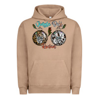 Pigment Burro Jingle Bell Rockin Urban Hoodie - CowhideDigitalArt