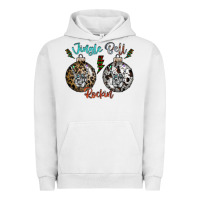 Pigment Lunar Rock Jingle Bell Rockin Urban Hoodie - CowhideDigitalArt