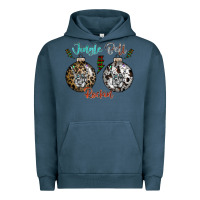 Pigment Midnight Navy Jingle Bell Rockin Urban Hoodie - CowhideDigitalArt