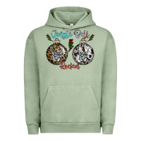 Pigment Oil Green Jingle Bell Rockin Urban Hoodie - CowhideDigitalArt