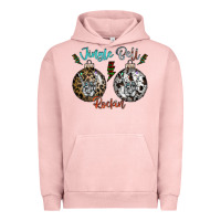 Pigment Salmon Jingle Bell Rockin Urban Hoodie - CowhideDigitalArt