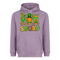 Lavender St. Patrick's Shenanigans squad gnomies Heavyweight Hoodie - OliviaCreatesArt