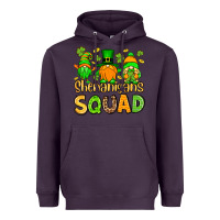 Plum St. Patrick's Shenanigans squad gnomies Heavyweight Hoodie - OliviaCreatesArt