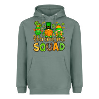 Sage St. Patrick's Shenanigans squad gnomies Heavyweight Hoodie - OliviaCreatesArt