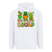 White St. Patrick's Shenanigans squad gnomies Heavyweight Hoodie - OliviaCreatesArt