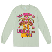 Matcha the queen is 34 long live the queen Long Sleeve Tee - Jasminsmagicworld