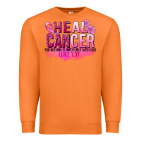 Carrot Heal Cancer for nothing is impossible Premium Sweatshirt - FaDigitalArtStudio