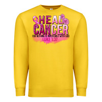Lemon Heal Cancer for nothing is impossible Premium Sweatshirt - FaDigitalArtStudio