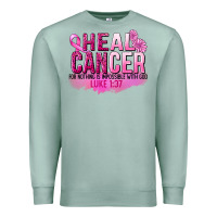 Seafoam Heal Cancer for nothing is impossible Premium Sweatshirt - FaDigitalArtStudio