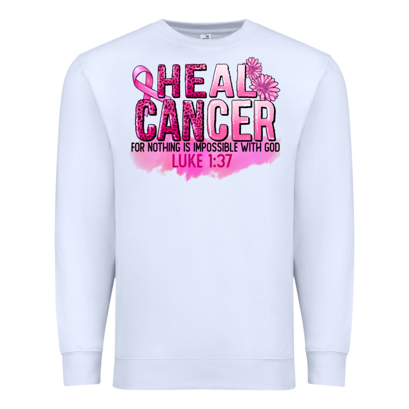 Heal Cancer For Nothing Is Impossible Premium Sweatshirt by FaDigitalArtStudio | Teevron