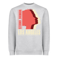 Heather Grey Women's Angeles Los Angeles Heavyweight Sweatshirt - Bettercallsaul
